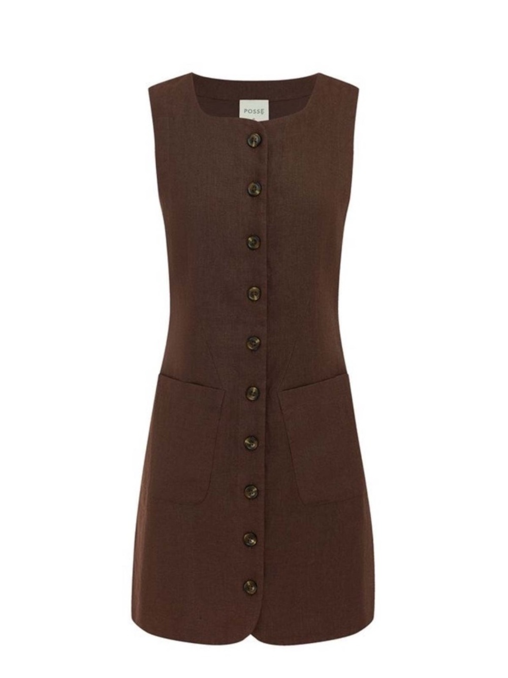 POSSE Emma Button Down Dress Size Small - Picture 3 of 8